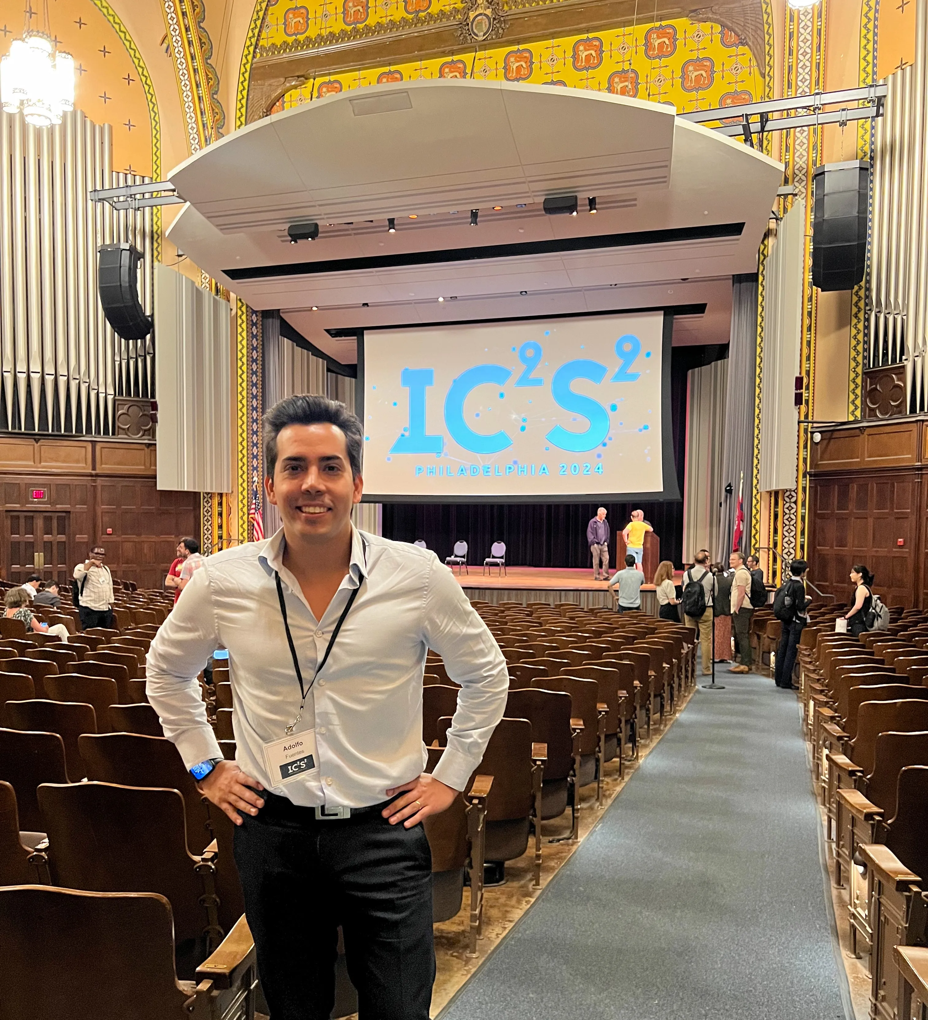 Adolfo Ignacio Fuentes Jofré at IC2S2 2024 in Philadelphia